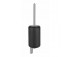 Toilet brush Gessi Goccia white finish black mat- sanitbuy.pl