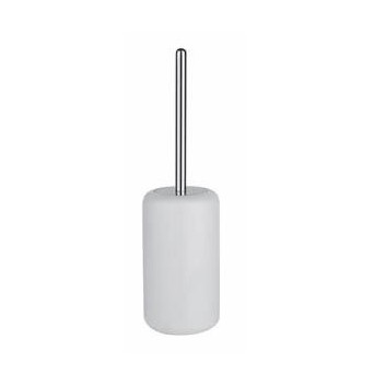 Toilet brush wall mounted Gessi Goccia white finish chrome- sanitbuy.pl