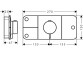 Module with thermostat Hansgrohe Axor One concealed do 3 odbiorników external part, chrome- sanitbuy.pl