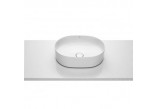 Countertop washbasin 37x37cm Roca Inspira Round round white- sanitbuy.pl