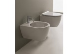 Wall-hung wc wc Scarabeo Moon CLEAN FLUSH Hung wc 50.5x36cm white