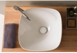 Countertop washbasin Scarabeo Moon 42x42cm white- sanitbuy.pl