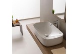 Countertop washbasin Scarabeo Moon 42x42cm white- sanitbuy.pl