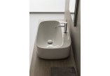 Countertop washbasin Scarabeo Moon 42x42cm white without overflow, with hole na baterie - sanitbuy.pl