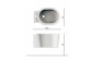 Bowl WC hanging Scarabeo Bucket CLEAN FLUSH 53,5x36cm, white- sanitbuy.pl