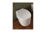 Toilet seat Scarabeo Bucket zwykła, white 