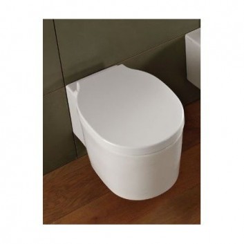 Toilet seat Scarabeo Bucket zwykła, white - sanitbuy.pl