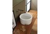 Countertop washbasin Scarabeo Bucket 35x22 cm without overflow white