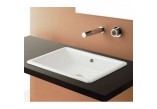 Recessed washbasin Scarabeo Gaia-Tech-Miky 56x39,5x15,5 cm, white- sanitbuy.pl