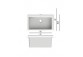 Under-countertop washbasin Scarabeo Gaia-Tech-Miky 54,5x36 cm, z overflow, without hole na baterie, white- sanitbuy.pl