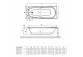 Bathtub Excellent Ava rectangular 170x70,5 cm acrylic, white- sanitbuy.pl