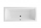 Bathtub Excellent Aquaria Lux rectangular 179,5x79,5 cm acrylic, white- sanitbuy.pl