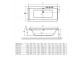 Bathtub Excellent Pryzmat rectangular 150x75,5 cm acrylic, white - sanitbuy.pl