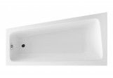 Bathtub Excellent Ava Side corner 150x80,5 cm acrylic left, white