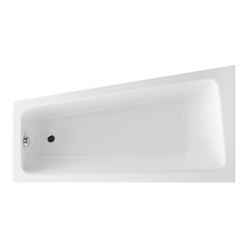 Bathtub Excellent Ava Side corner 150x80,5 cm acrylic left, white- sanitbuy.pl