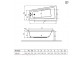 Bathtub Excellent Ava Side corner 150x80,5 cm acrylic left, white- sanitbuy.pl