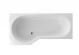 Bathtub Excellent Be Spot corner 160x80 cm acrylic left, white