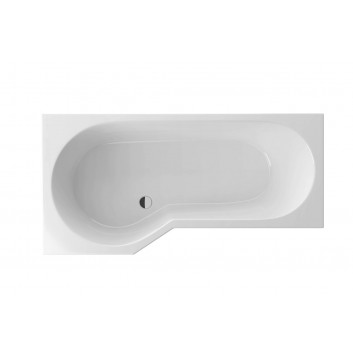 Bathtub Excellent Be Spot corner 160x80 cm acrylic left, white- sanitbuy.pl