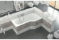 Bathtub Excellent Be Spot corner 160x80 cm acrylic left, white- sanitbuy.pl