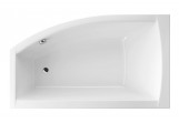 Bathtub Excellent Magnus corner 150x85,5 cm acrylic left, white