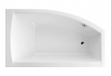 Bathtub Excellent Magnus corner 150x85,5 cm acrylic right, white