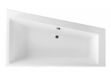Bathtub Excellent Sfera Slim corner 170x100,5 cm acrylic right, white