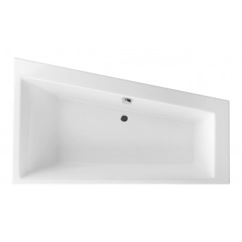 Bathtub Excellent Sfera Slim corner 170x100,5 cm acrylic left, white- sanitbuy.pl