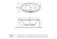 Bathtub Excellent Lumina oval 190x96 cm- sanitbuy.pl