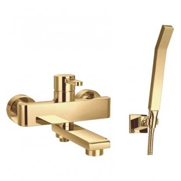 Shower mixer wall mounted Omnires Darling Gold- sanitbuy.pl