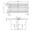 Bathtub rectangular 160x75 cm Quaryl Villeroy & Boch Squaro Edge 12 Duo