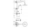 Shower set wall mounted Omnires Armance miedź antyczna- sanitbuy.pl