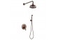 Shower set complete Omnires Art Deco miedź antyczna - sanitbuy.pl