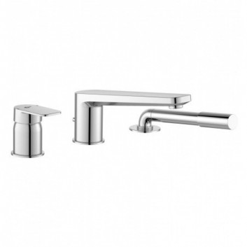 3-hole bath mixer Ideal Standard Tonic II with spout, chrome- sanitbuy.pl