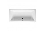 Bathtub rectangular 170x75cm Riho Lugo white 170L- sanitbuy.pl