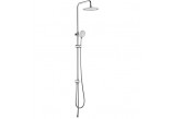 Shower system Omnires Darling chrome overhead shower 20cm, height 88-114cm- sanitbuy.pl