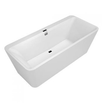 Bathtub freestanding Villeroy&Boch Squaro, 180x80 cm, system waste and overflow, Weiss Alpin- sanitbuy.pl