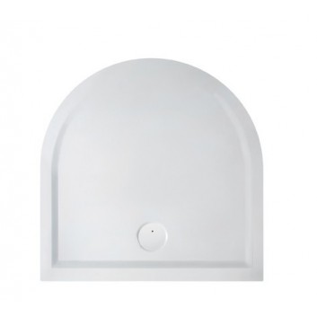 Angle shower tray SanPlast Space Mineral 100x100x1,5cm white- sanitbuy.pl