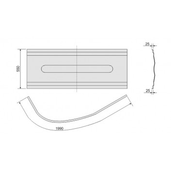 Bathtub enclosure Sanplast COMFORT 100x140 cm color white- sanitbuy.pl