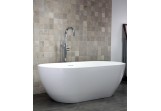 Bathtub freestanding Riho Bilbao 170x80cm white z overflow