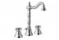 Washbasin faucet Giulini Giovanni Odessa 3-hole with pop-up waste złota- sanitbuy.pl