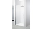 Dzrzwi shower Novellini Youg 2.0 1B, 1-swing, montaż we wnęce, transparent glass, profil chrome
