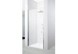 Dzrzwi shower Novellini Youg 2.0 1B, 1-swing, montaż we wnęce, transparent glass, profil chrome- sanitbuy.pl