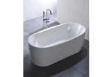 Bathtub freestanding Massi Elegant, 150 cm, white
