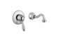 Wall mounted washbasin faucet Giulini G. Harmony, holder z białego tworzywa, złota- sanitbuy.pl