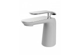Washbasin faucet Art Platino Emira Single lever height 16.6cm chrome/white 