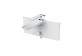 Bath tap wall mounted Art Platino Emira Single lever chrome/white 