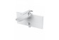 Bath tap wall mounted Art Platino Emira Single lever chrome/white - sanitbuy.pl