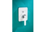 Concealed mixer with switch Art Platino Emira single lever chrome/white - sanitbuy.pl