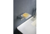 Soap dish wall mounted, Art Platino Panama chrome 