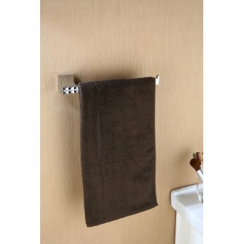 Hanger for towels Art Platino Panama rectangular, chrome- sanitbuy.pl